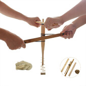 Súprava na rýchle zapaľovanie pre vonkajšie použitie, sada na vŕtanie luku, zapaľovač vhodný pre jedného alebo dvoch hráčov, prežitie v divočine, začiatočník