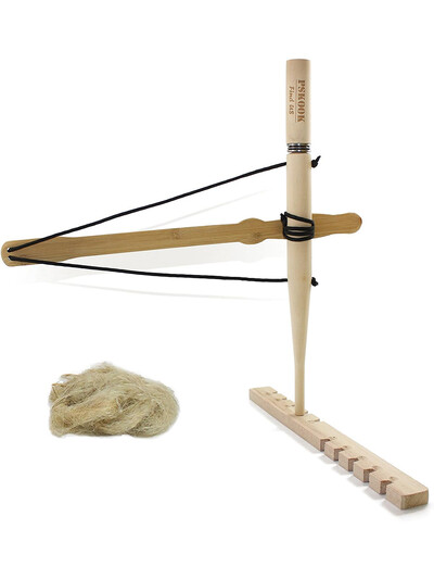 PSKOOK Bow Drill Kit Fire Starter Primitive Wood Survival Practice Friction Fire Alat za izviđačko podučavanje aktivnosti na otvorenom