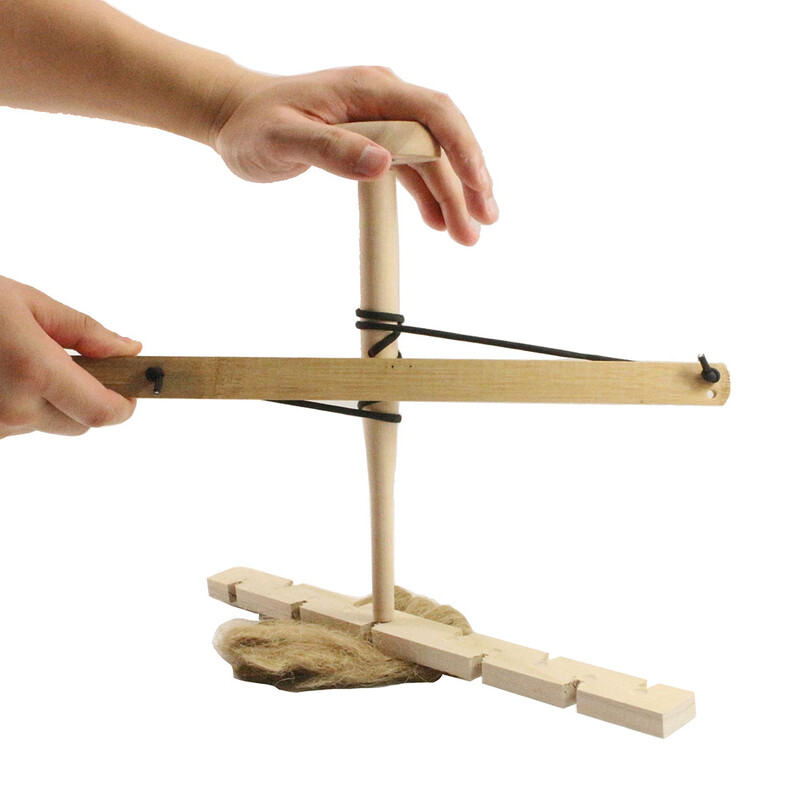 PSKOOK Bow Drill Kit Fire Starter Primitive Wood Survival Practice Friction Fire Alat za izviđačko podučavanje aktivnosti na otvorenom