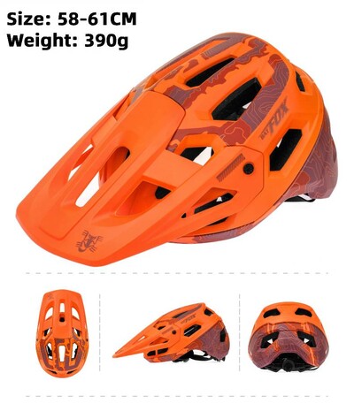 Κράνος ποδηλάτου BATFOX Cross Country Race Skateboarding Speed Descent Riding Κράνος Ανδρικό Ελαφρύ ενσωματωμένο ηλεκτρικό σκούτερ