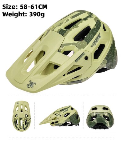 Κράνος ποδηλάτου BATFOX Cross Country Race Skateboarding Speed Descent Riding Κράνος Ανδρικό Ελαφρύ ενσωματωμένο ηλεκτρικό σκούτερ