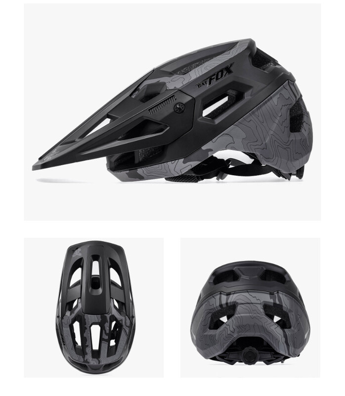 Κράνος ποδηλάτου BATFOX Cross Country Race Skateboarding Speed Descent Riding Κράνος Ανδρικό Ελαφρύ ενσωματωμένο ηλεκτρικό σκούτερ