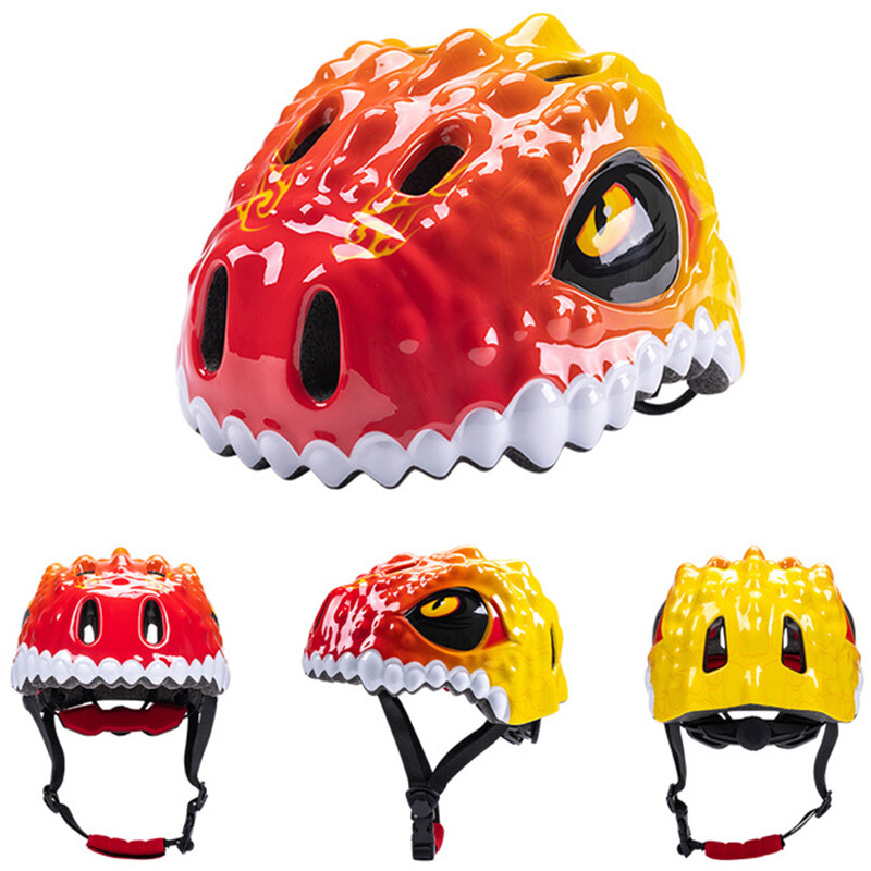 Παιδικό κράνος ποδηλάτου δεινοσαύρων Παιδικό αθλητικό κράνος με οπές αερισμού Κράνος πατινάζ Balance κράνος ποδηλάτου για παιδιά αγόρια κορίτσια