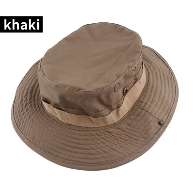 Κλιμακόμενα τακτικά καπέλα αρσενικά και γυναικεία αθλητικά υπαίθρια κουβάς για τον ήλιο Καπάκι Ψάρεμα Πεζοπορία Κυνήγι Πεζοπορία στην παραλία