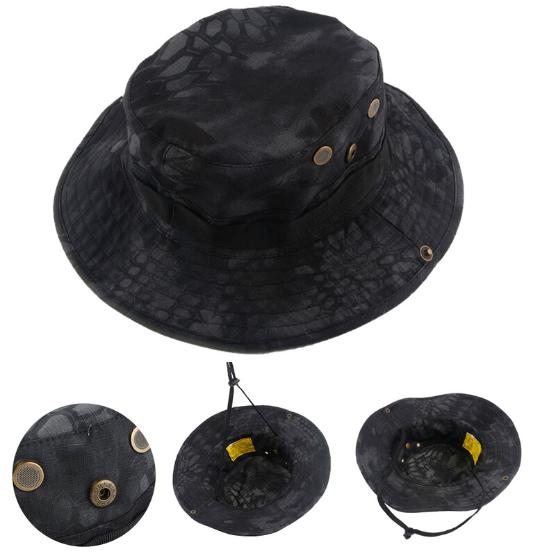 Κλιμακόμενα τακτικά καπέλα αρσενικά και γυναικεία αθλητικά υπαίθρια κουβάς για τον ήλιο Καπάκι Ψάρεμα Πεζοπορία Κυνήγι Πεζοπορία στην παραλία