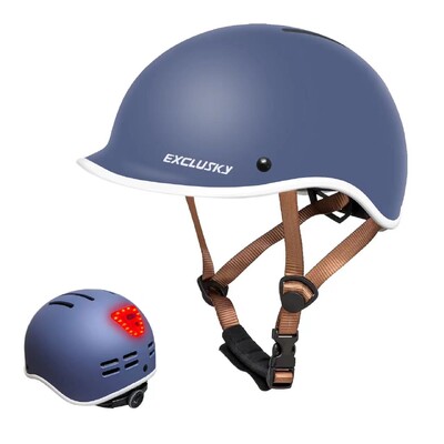 Exclusky κράνος ποδηλασίας για ενήλικες LED Ελαφρύ Κράνος ποδηλάτου βουνού δρόμου Γυναικείο κράνος για ποδήλατα ασφαλείας για άντρες