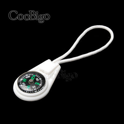 10 komada šarenog privjeska za preživljavanje, mini kompasa s patentnim zatvaračem za ruksak za vanjske aktivnosti, kampiranje, džepni navigator, navigator, avanturistički alat