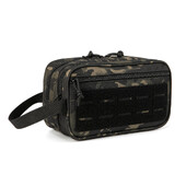QT&QY Tactical Toiletry Bag for Men Τσάντα υγιεινής Military Tool Pouches Molle Pouches Small Dopp Kit Ανδρικό κιτ ξυρίσματος Τσάντα ντους ταξιδιού