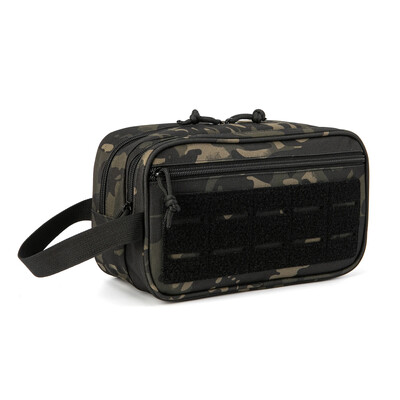 QT&QY Tactical Toiletry Bag for Men Τσάντα υγιεινής Military Tool Pouches Molle Pouches Small Dopp Kit Ανδρικό κιτ ξυρίσματος Τσάντα ντους ταξιδιού
