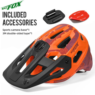 Cyklistická prilba BAT FOX MTB Horský bicykel Cross country Cyklistická prilba Pánska ľahká bezpečnostná cyklistická prilba casco bicicleta MTB