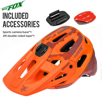 Cyklistická prilba BAT FOX MTB Horský bicykel Cross country Cyklistická prilba Pánska ľahká bezpečnostná cyklistická prilba casco bicicleta MTB