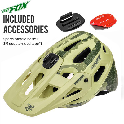 Cyklistická prilba BAT FOX MTB Horský bicykel Cross country Cyklistická prilba Pánska ľahká bezpečnostná cyklistická prilba casco bicicleta MTB