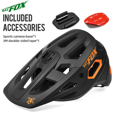 Cyklistická prilba BAT FOX MTB Horský bicykel Cross country Cyklistická prilba Pánska ľahká bezpečnostná cyklistická prilba casco bicicleta MTB