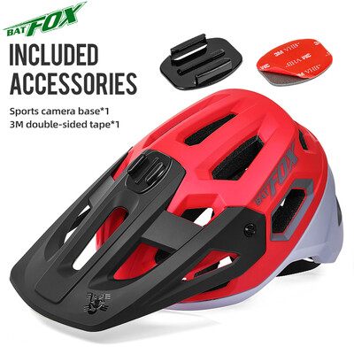 Cyklistická prilba BAT FOX MTB Horský bicykel Cross country Cyklistická prilba Pánska ľahká bezpečnostná cyklistická prilba casco bicicleta MTB