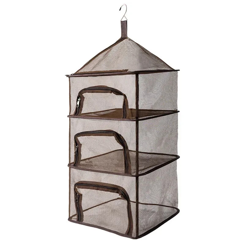 Prijenosni stalak za sušenje, mreža, sklopiva mreža za vješanje odjeće, mrežasta torba, polica za suđe za kampiranje na otvorenom, bilje, cvijeće, pupoljci