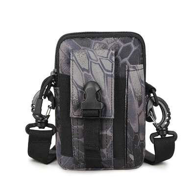 Τσάντα Tactical Sports Outdoor Τσάντα τρεξίματος με δερμάτινη ζώνη ανδρική και γυναικεία κρεμαστή τσάντα κινητό τηλέφωνο Mini Small Fanny Pack