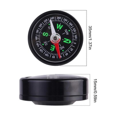 Kompas za biciklističke slušalice Prijenosni biciklistički kompas Kompas za biciklističke slušalice Profesionalni mali višenamjenski kompas za preživljavanje