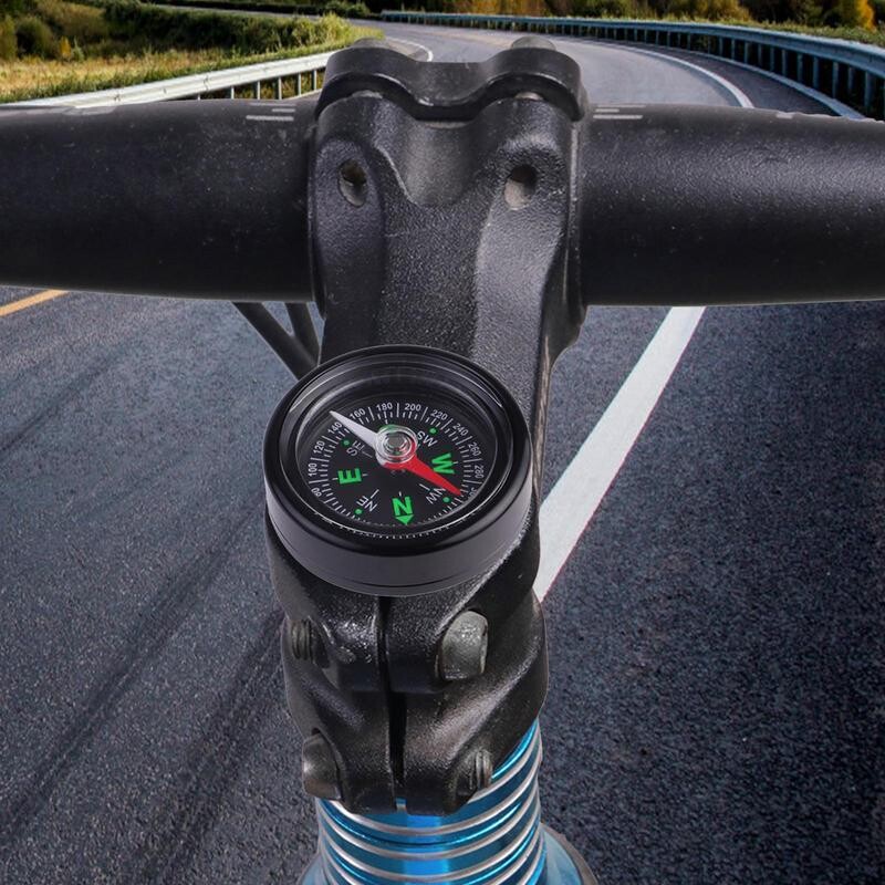 Kompas za biciklističke slušalice Prijenosni biciklistički kompas Kompas za biciklističke slušalice Profesionalni mali višenamjenski kompas za preživljavanje