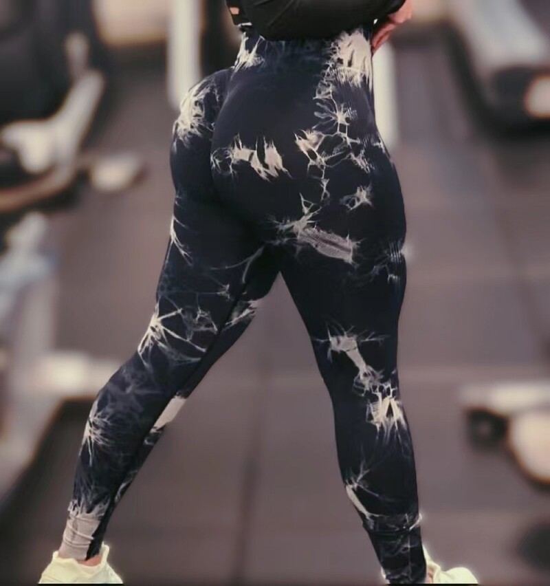 Ženske Tiedye Gym Leggings Bešavne Mujer Push Up Bešavne Hlače Scranch Sport Fitness Visoki struk Vježbanje Yoga Leggins Drop Ship