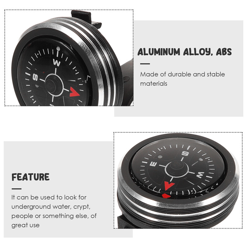 Ronilački kompas Alati za preživljavanje Pribor za kampiranje Metalni planinarski čamac Vintage Marine