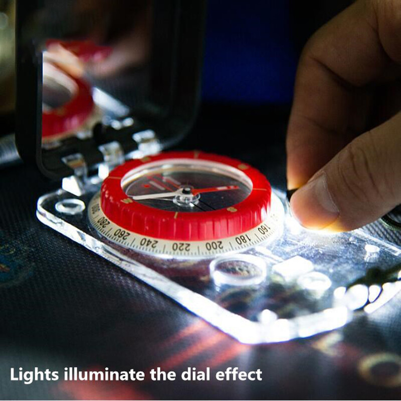 Geološki fluorescentni kompas za kampiranje na otvorenom DC45-6E Kompas prijenosni digitalni kompas za aktivnosti na otvorenom