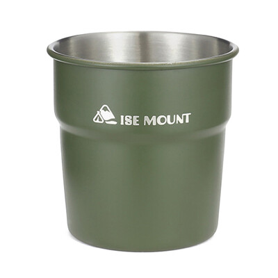 Ανοξείδωτο Φλιτζάνι Κάμπινγκ 300ml/350ml Φλιτζάνι Καφέ Καφέ για Πικ-νικ με Κάλυμμα Κυπέλλου Εξωτερικό Ελαφρύ επιτραπέζιο σκεύος για κάμπινγκ