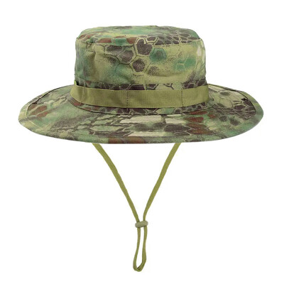 Καμουφλάζ Boonie Καπέλο Φαρδύ γείσο Ανδρικό γυναικείο καπέλο ηλίου Πεζοπορία σε εξωτερικό χώρο Ψάρεμα Κυνήγι Αθλητικά καπέλα Πτυσσόμενο μαλακό καπέλο