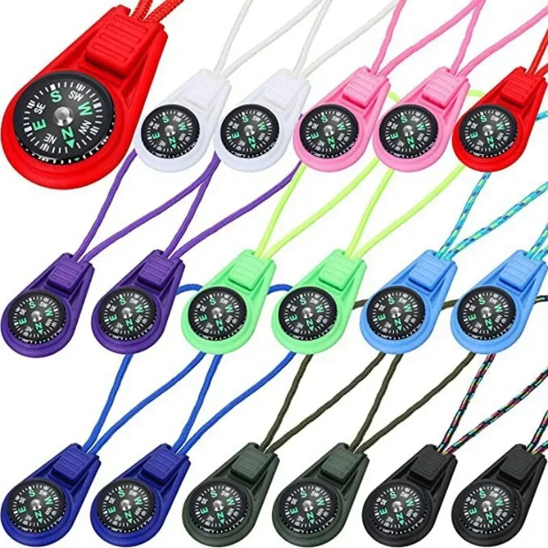 Mini taktički kompas Alati za preživljavanje na otvorenom Kampiranje Planinarenje Putovanje Džepni navigator Lov Oprema za penjanje Kompas privjesak