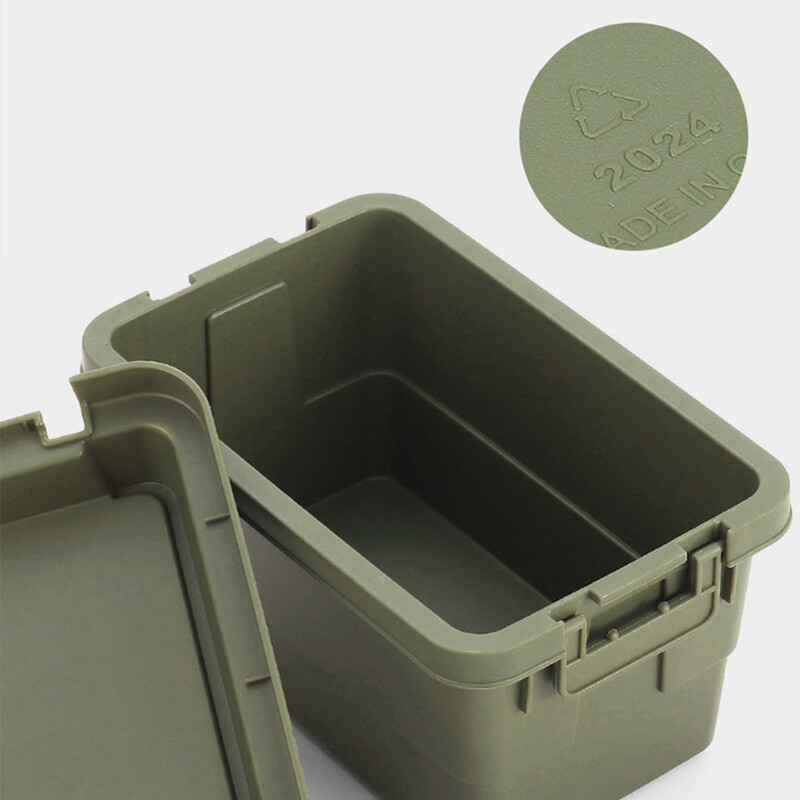 Φορητή θήκη αποθήκευσης μπουκαλιού καρυκεύματα 1,1L Mini Camping BBQ Κουτί αποθήκευσης εργαλείων Αδιάβροχη στοιβασία για μαγείρεμα ταξιδιωτικών παντοπωλείων