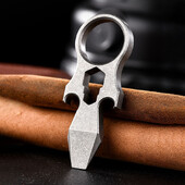 Κάμπινγκ Tactical Survival EDC Gadget λοστός από κράμα τιτανίου με κολιέ Πολυλειτουργικά κουτιά για ανοιχτήρι μπουκαλιών κατσαβίδι