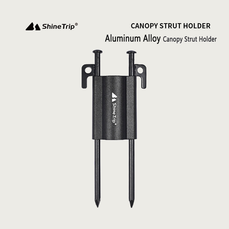 ShineTrip Υπαίθριο Κάμπινγκ Φορητή συσκευή στερέωσης με κουβούκλιο Στήριξη σκηνής με κουβούκλιο Βάση πόλων Ρυθμιζόμενη αξεσουάρ Κράμα αλουμινίου