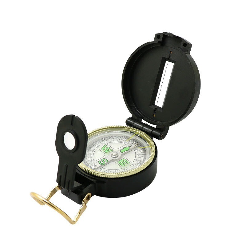 Vodotesný vysoko presný kompas, outdoorový gadget, športový, turistický, horolezecký, profesionálny, kempingový, túrny, kovový mieridlo