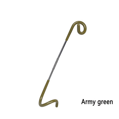 ShineTrip υπαίθριο κάμπινγκ από ανοξείδωτο χάλυβα τύπου S, ράφι λάμπας, γάντζος στήριξης με κουβούκλιο, γάντζος στήριξης, σπειροειδής ράφι, γάντζος αποθήκευσης ουράς χοίρου