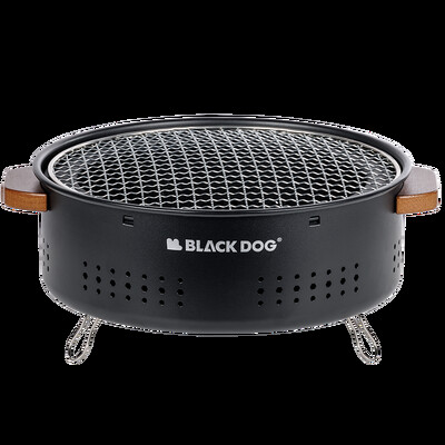 Blackdog Στρογγυλή Σόμπα Μαγειρική Γκριλ Τσάι Μπάρμπεκιου Γκριλ Υπαίθρια οικιακή ψησταριά μία εστία διπλής χρήσης Ψητοπωλείο Σκεύη φωτιάς
