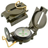 Portable Compass Military Outdoor Camping Folding Len Compass Army Green Hiking Survival Trip Precise Navigation Expedition