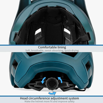 BATFOX MTB DH Каска за колоездене Свръхлека шосейна планински велосипед Велосипед Вградена формована каска Мъже Жени Свръхлека мото крос