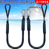 2/1PCS Dock Lines Elastic Marine Rope Bungee Shock Δεσμάκια για καγιάκ Watercraft Jet Ski Pontoon Canoe Power Boat