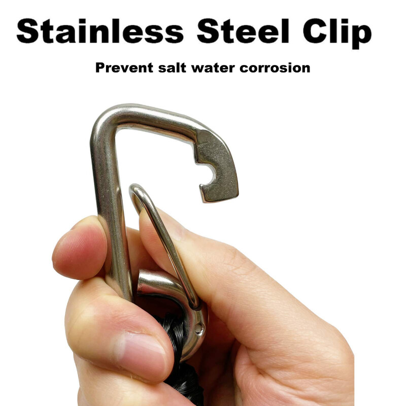 2/1PCS Dock Lines Elastic Marine Rope Bungee Shock Δεσμάκια για καγιάκ Watercraft Jet Ski Pontoon Canoe Power Boat