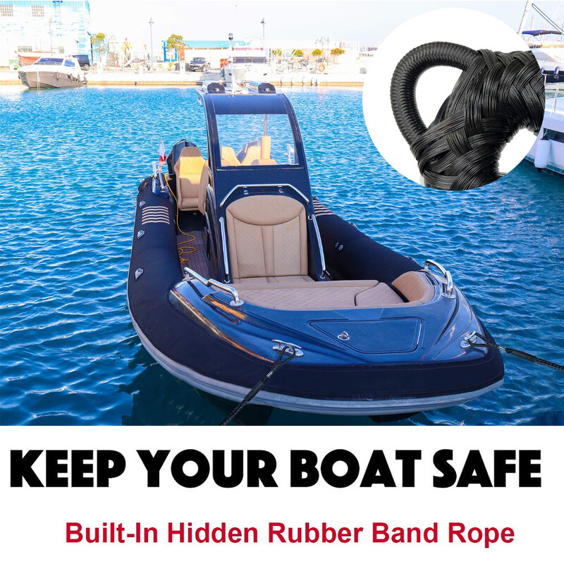 2/1PCS Dock Lines Elastic Marine Rope Bungee Shock Δεσμάκια για καγιάκ Watercraft Jet Ski Pontoon Canoe Power Boat