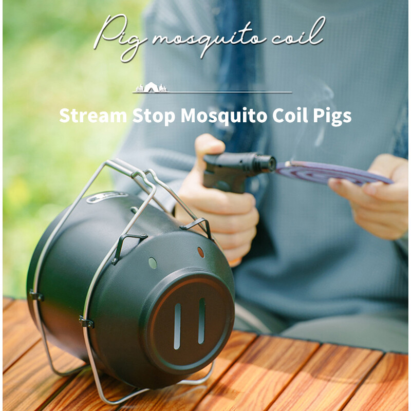 HOMFUL Vanjska kutija za zavojnicu protiv komaraca, ribolov, kampiranje, vatrootporna protiv komaraca, protiv opekotina, držač zavojnice za komarce, držač za vješanje