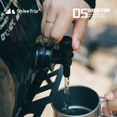 ShineTrip Φορητή πτυσσόμενη εξωτερική τσάντα αποθήκευσης νερού κατηγορίας τροφίμων Κάμπινγκ Φορητή τσάντα νερού μεγάλης χωρητικότητας