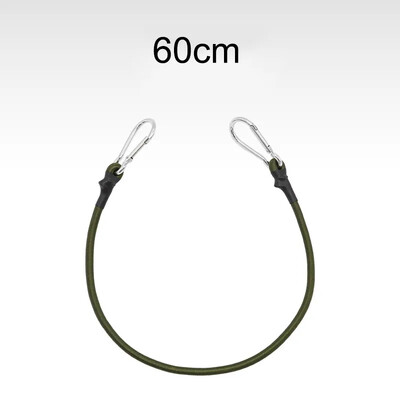 Bungee kabel za teške uvjete, elastična traka za vezivanje, karabineri, kuke, kajak, biciklizam, užad za pakiranje prtljage, dodaci za kampiranje na otvorenom