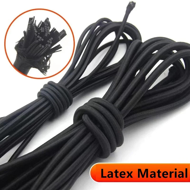 Bungee kabel za teške uvjete, elastična traka za vezivanje, karabineri, kuke, kajak, biciklizam, užad za pakiranje prtljage, dodaci za kampiranje na otvorenom