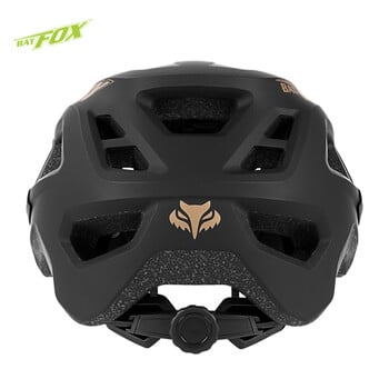 BATFOX Велосипедна каска mtb каска за планинско колоездене Men Women matte road Visor bike Mtb helmet fox casco bicicletas hombre