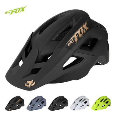 BATFOX Велосипедна каска mtb каска за планинско колоездене Men Women matte road Visor bike Mtb helmet fox casco bicicletas hombre