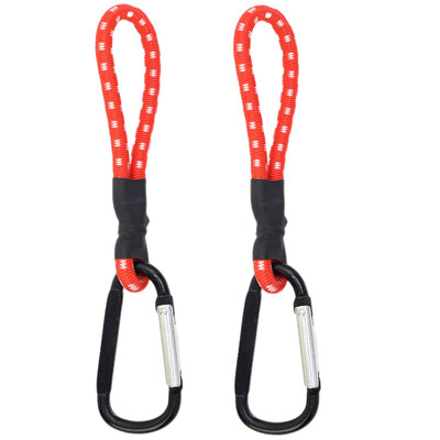 1/2 τεμ. κορδόνι βαρέως τύπου bungee ελαστικό ιμάντα γραβάτα κορδόνι καραμπίνερ άγκιστρα καγιάκ ποδηλασίας αποσκευών συσκευασίας σχοινιά αξεσουάρ κάμπινγκ