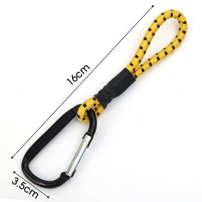 1/2 τεμ. κορδόνι βαρέως τύπου bungee ελαστικό ιμάντα γραβάτα κορδόνι καραμπίνερ άγκιστρα καγιάκ ποδηλασίας αποσκευών συσκευασίας σχοινιά αξεσουάρ κάμπινγκ