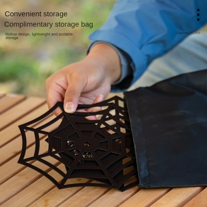 Držač zdjele za kampiranje Lanterna Vješalica Prijenosna višenamjenska posuda za zdjelu Spremište šalice za vodu Stalak za pohranu pribora za jelo Svjetlo Nosač svjetiljke