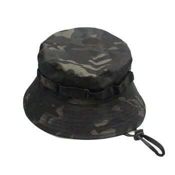 Καπέλο Boonie Fashion Bucket Καπέλο Ανδρικά Γυναικεία Κυνήγι Υπαίθριο Πεζοπορία Ψάρεμα Αναρρίχηση Καπέλο ορειβασίας Unisex Sunshade Flat Hat