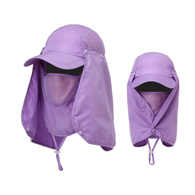 Šešir za sunčanje na otvorenom, UV zaštita, naušnica, navlaka za vrat, ribolov, lov, planinarenje, uniseks šešir za slobodno vrijeme, uklonjivi štitnik za lice, safari šešir